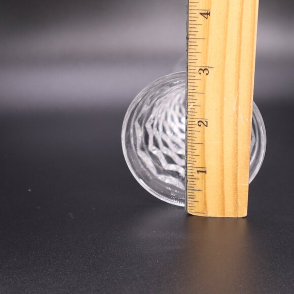 Fostoria American Clear Glass 4 3/4” Footed Tumbler set of 4 vtg - Picture 9 of 9